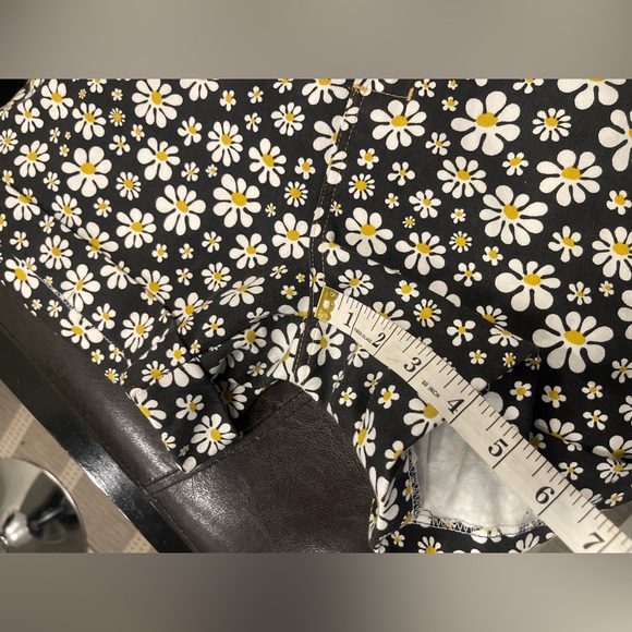 Big Bud Press Shortsleeve romper Jumpsuit Lazy black Daisy Print 4XL - Picture 10 of 11